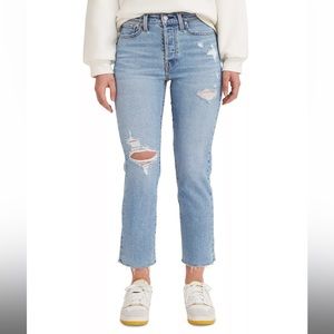levi wedgie jeans high waisted size 25